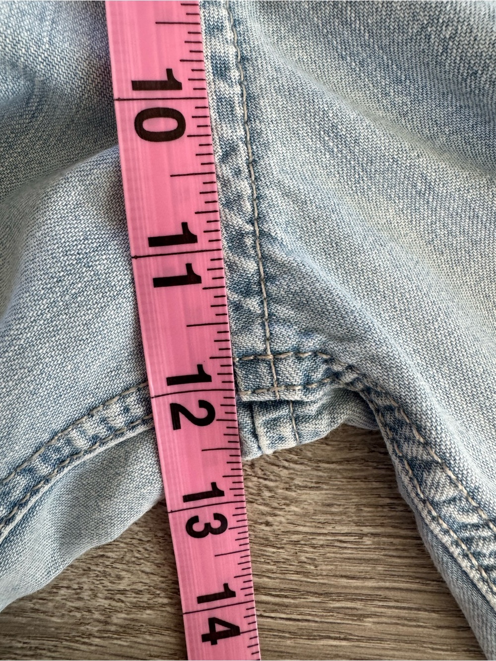 Free People We the Free Easy Peasy Pull-On Wide Leg Jeans Light Wash Size XS - Picture 10 of 15